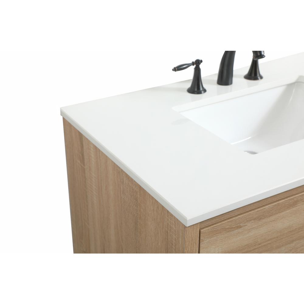 36 inch Single bathroom vanity in mango wood. Picture 11