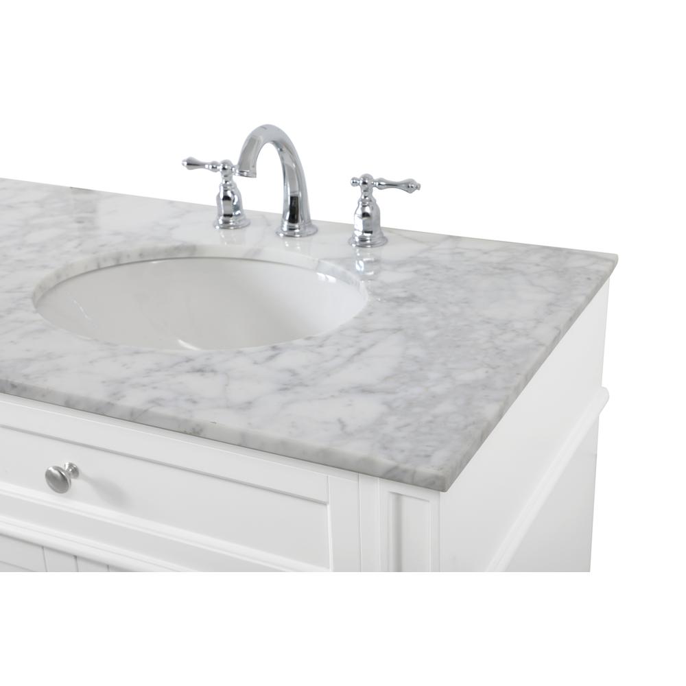 72 inch double bathroom vanity in white. Picture 11