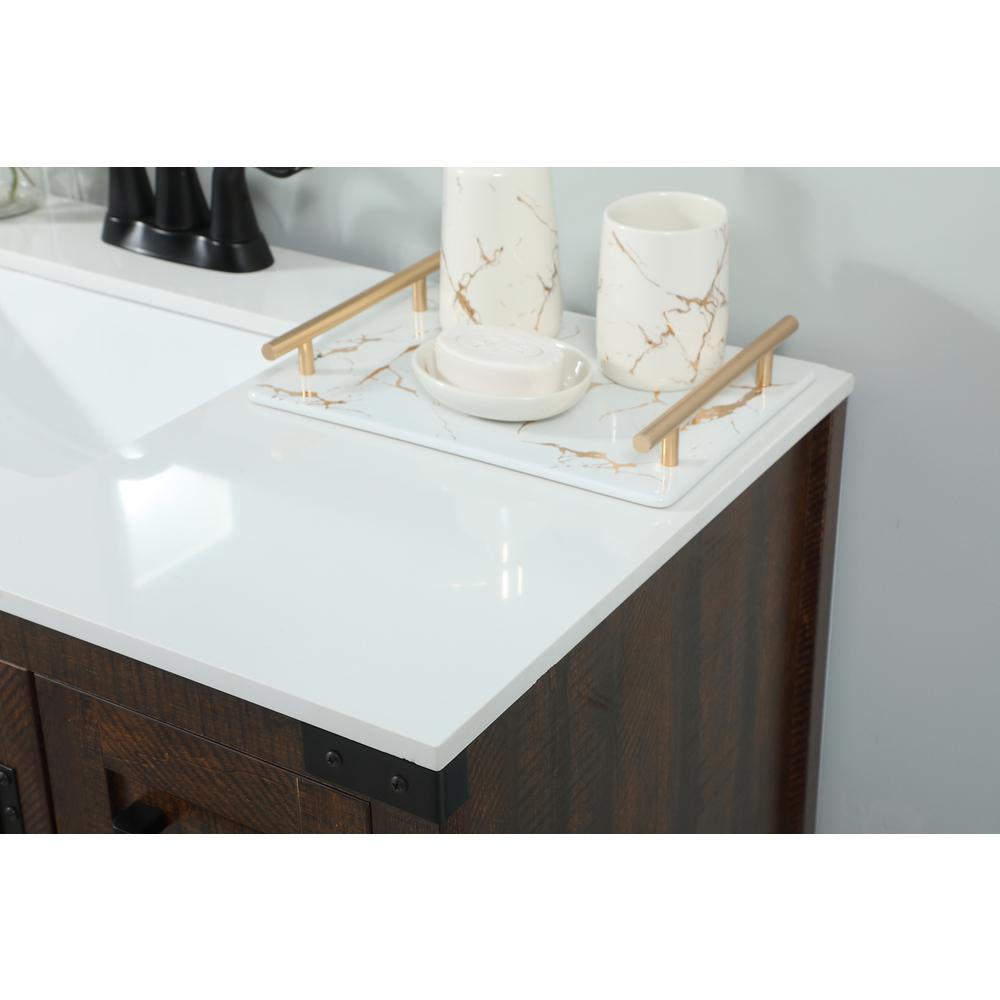32 inch Single bathroom vanity in expresso. Picture 5