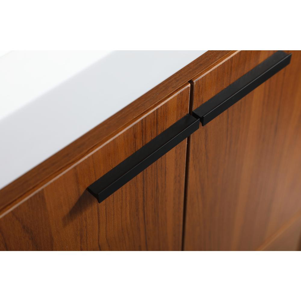 24 inch Single bathroom vanity in Teak. Picture 12
