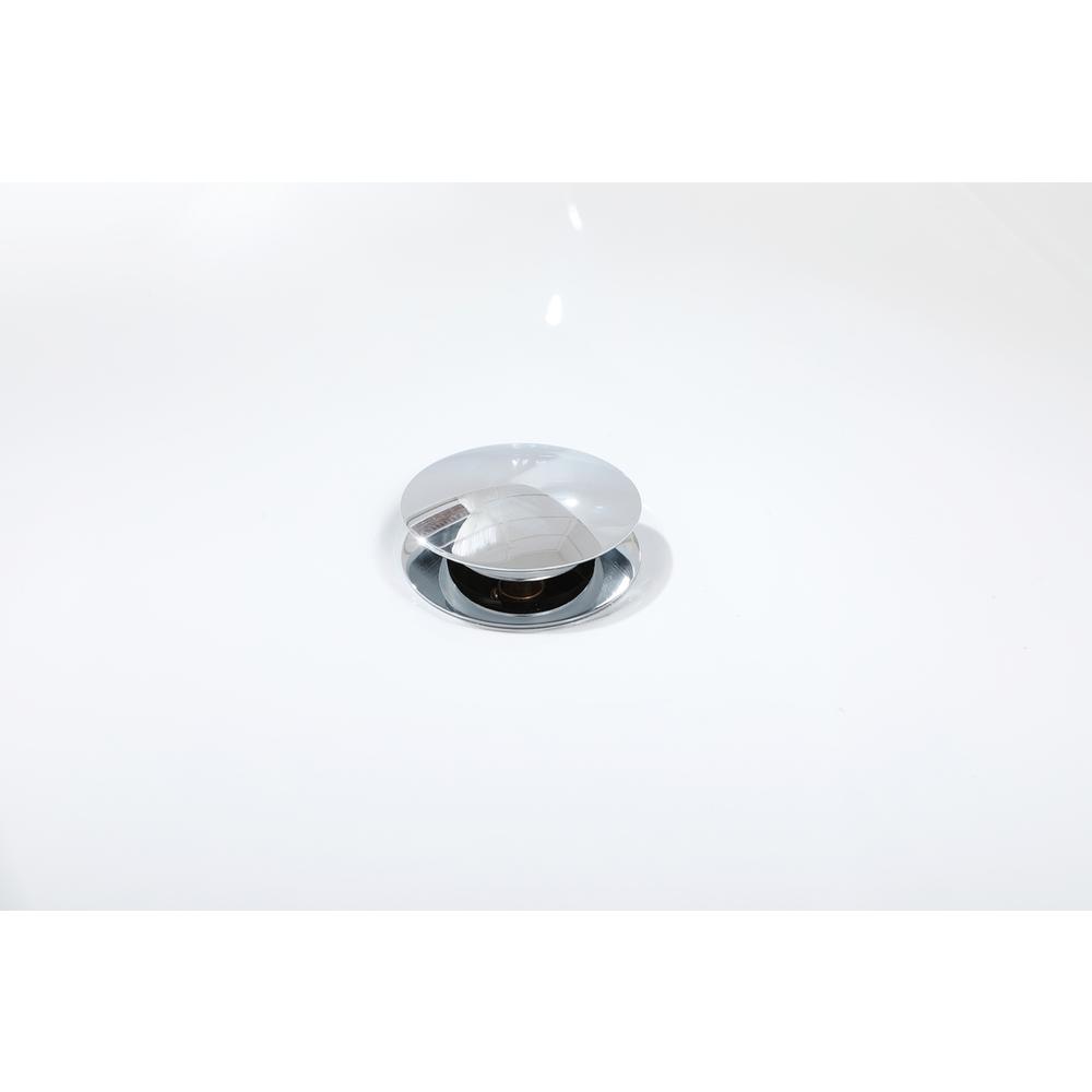 67 inch soaking bathtub in glossy white. Picture 13
