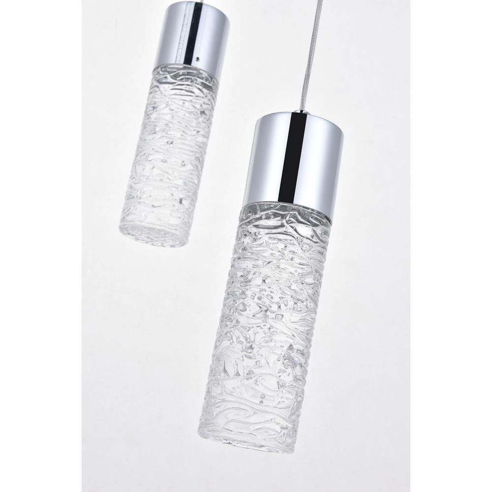 Constellation 3 light Chrome LED Pendant. Picture 11