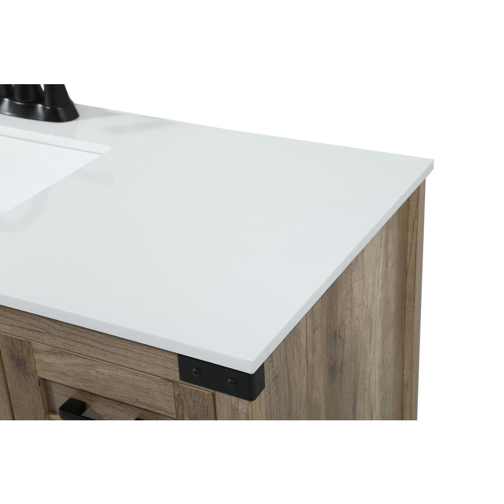 36 inch Single bathroom vanity in natural oak. Picture 11