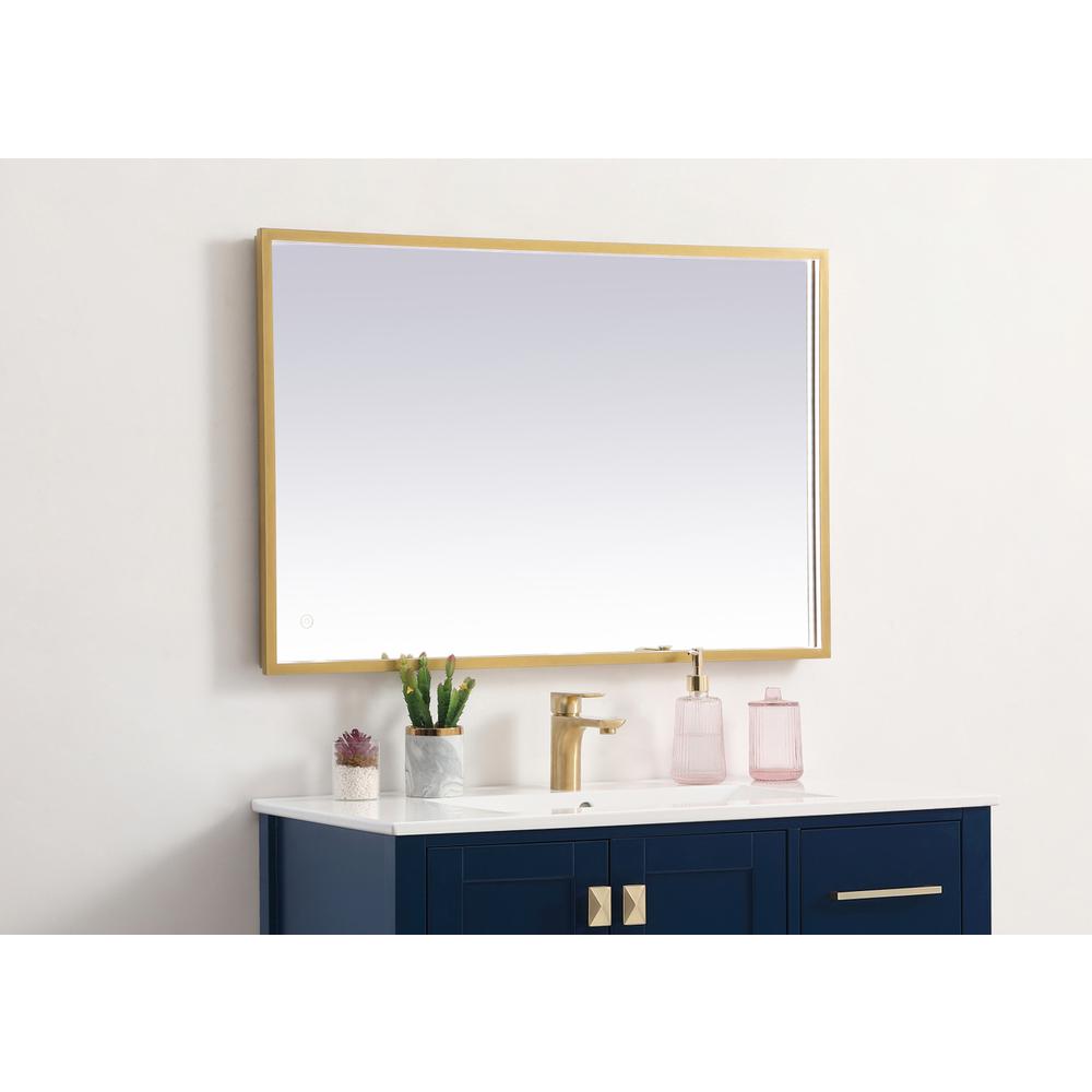 Pier 24x36 inch LED mirror with adjustable color temperature. Picture 4
