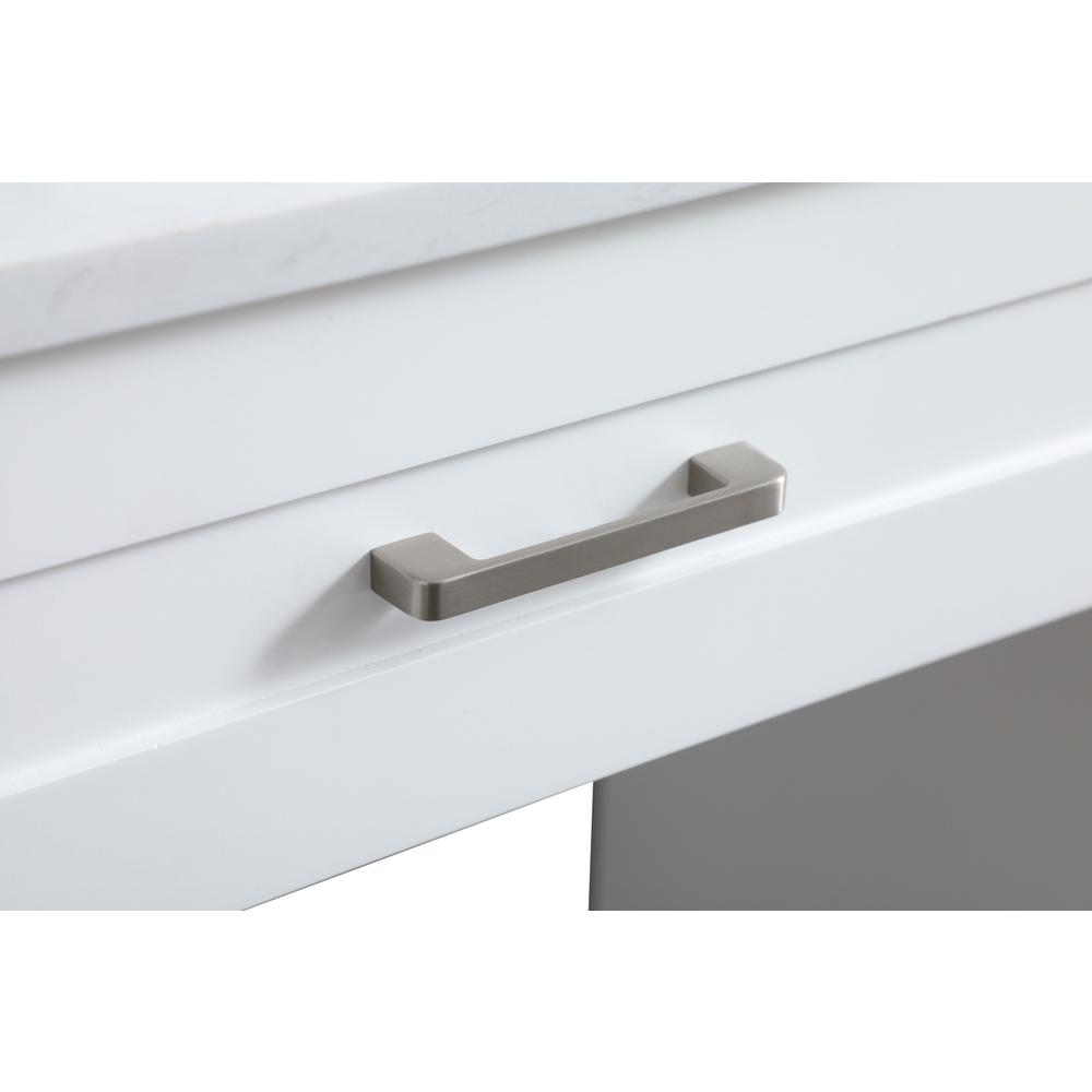 60 Inch ADA Compliant Bathroom Vanity In White. Picture 12