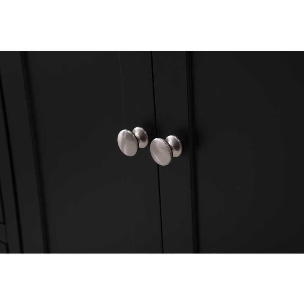 48 inch Single bathroom vanity set in black. Picture 12