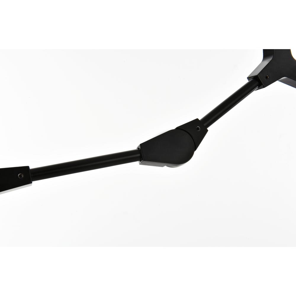Cavoli 61 inch Chandelier in Black. Picture 6