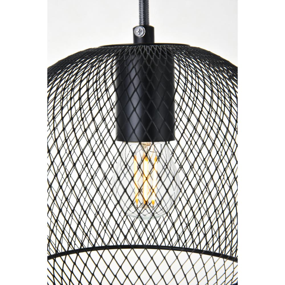 Keller 1 Light Black Pendant. Picture 4