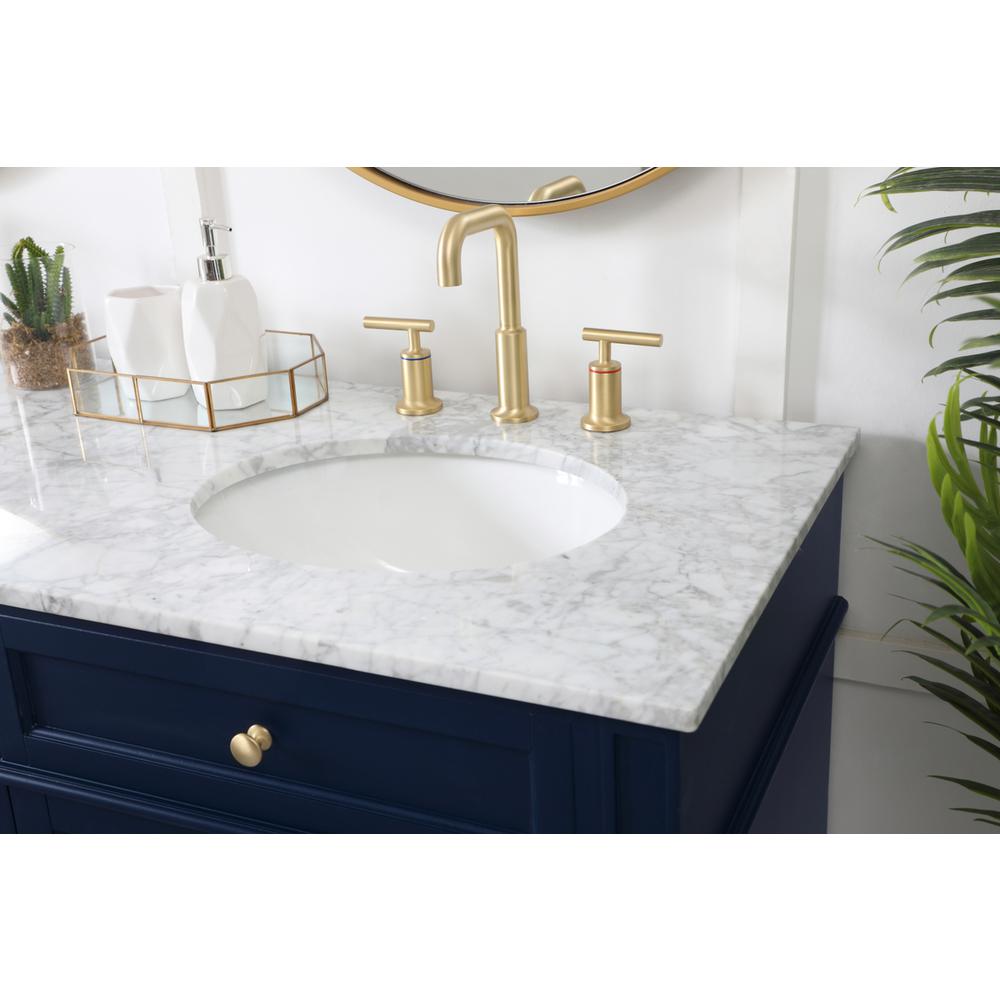 60 inch double bathroom vanity in blue. Picture 4