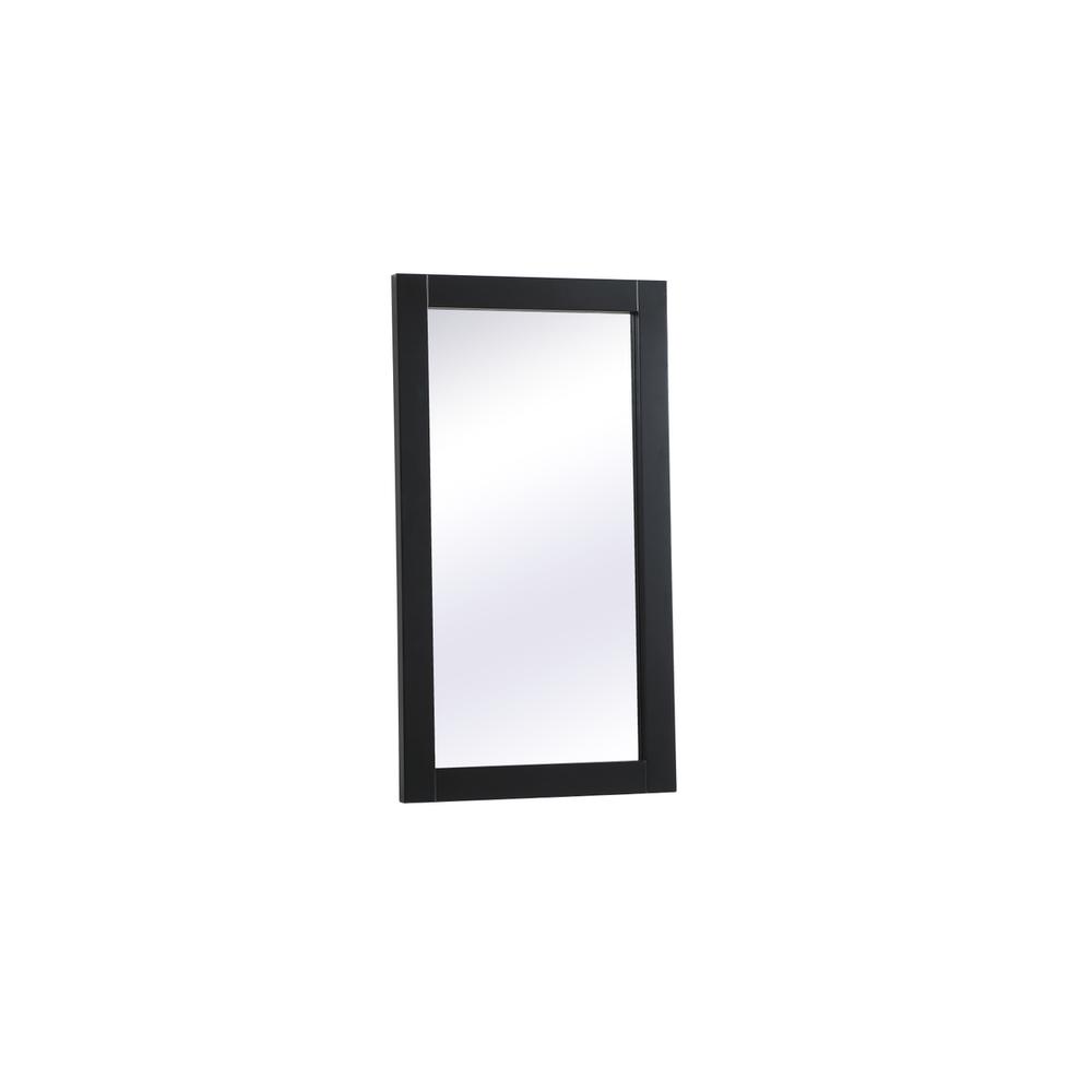 Aqua vanity mirror 18x32 inch in black. Picture 5