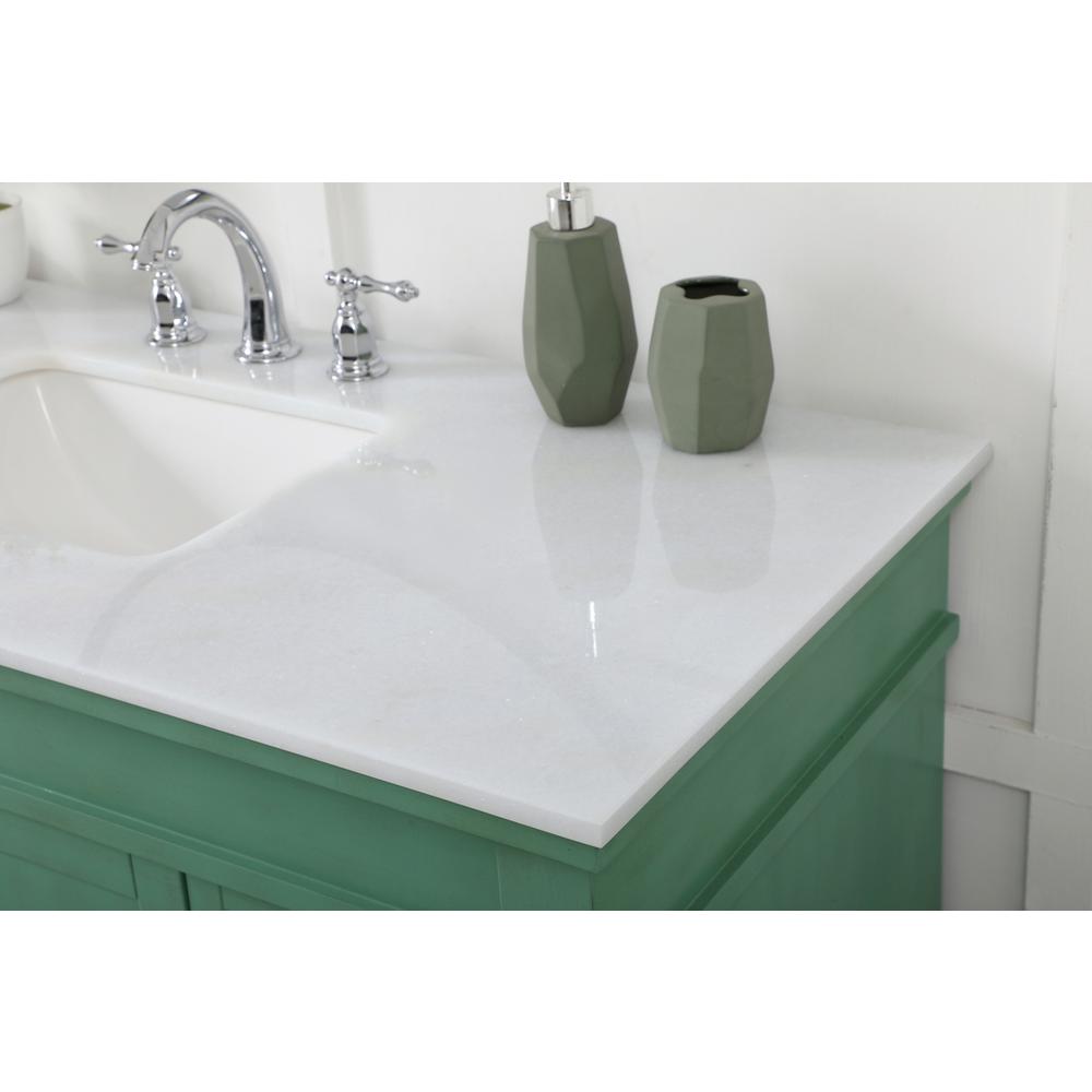 48 inch Single Bathroom vanity in vintage mint. Picture 5