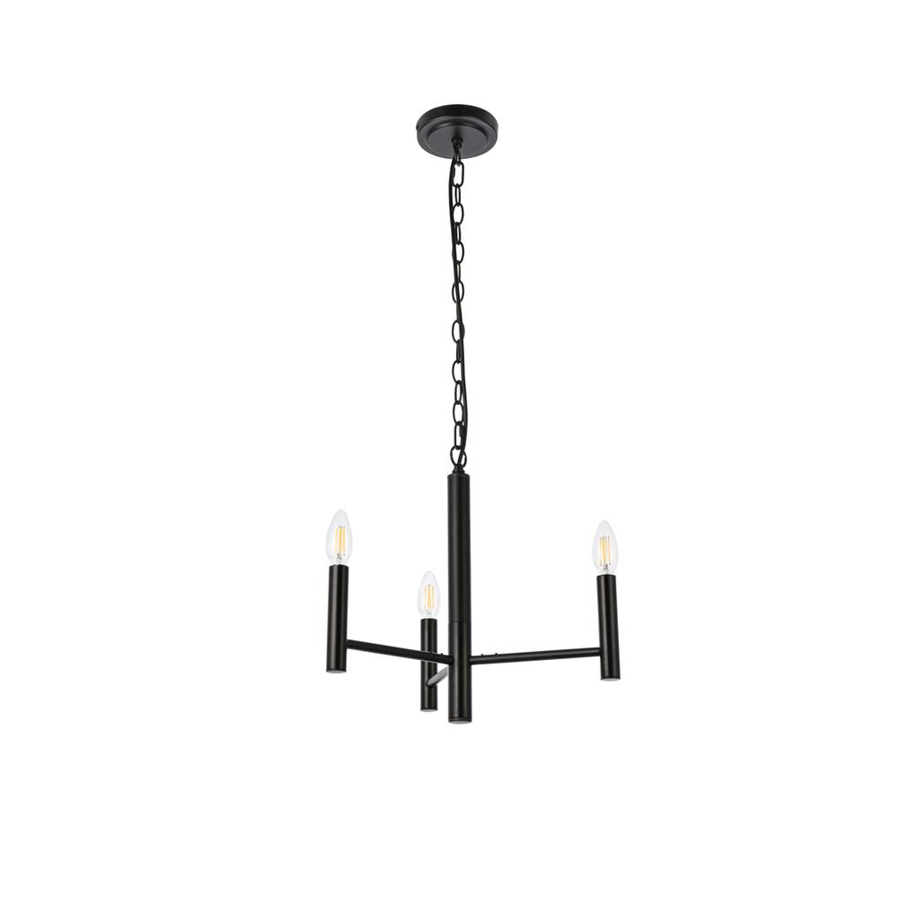 Carmella 3 lights pendant in black. Picture 6