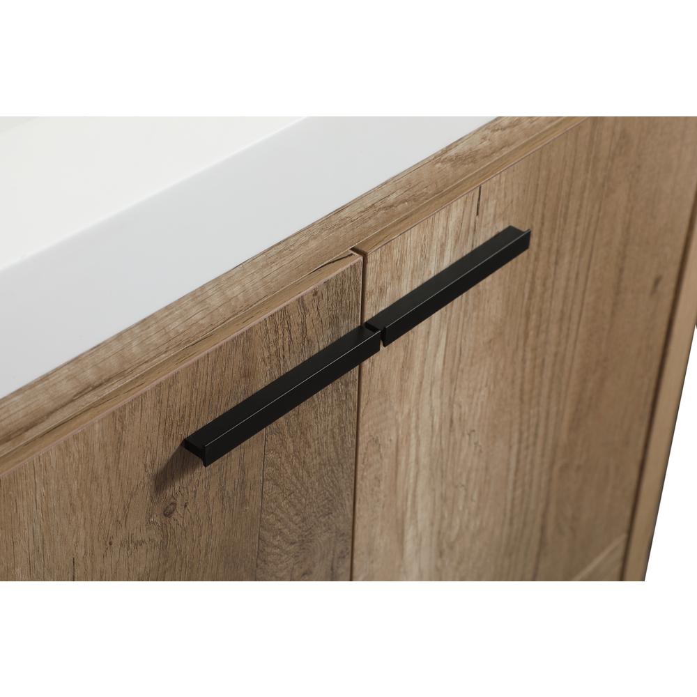 42 inch Single bathroom vanity in natural oak. Picture 12