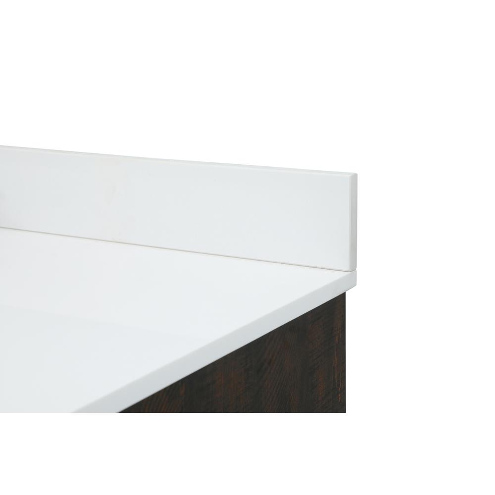42 inch Single bathroom vanity in expresso with backsplash. Picture 11