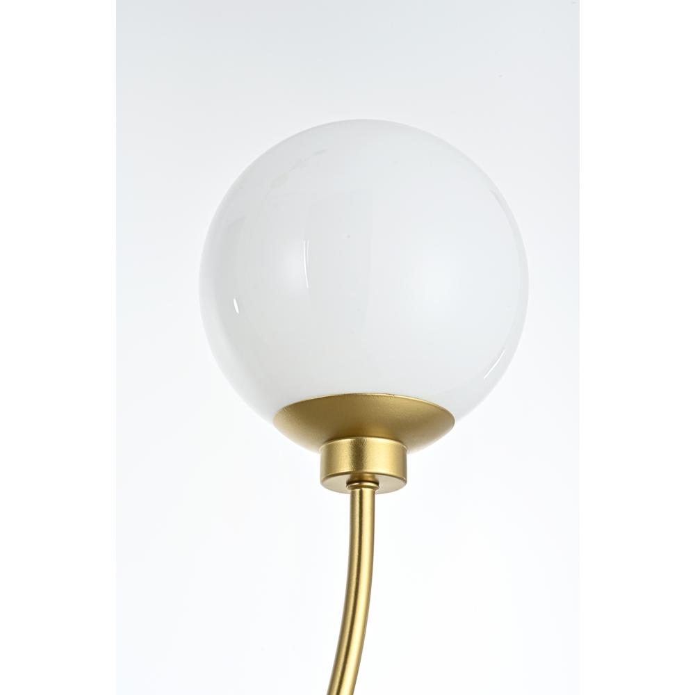 Nyomi 42 inch chandelier in Brass. Picture 3