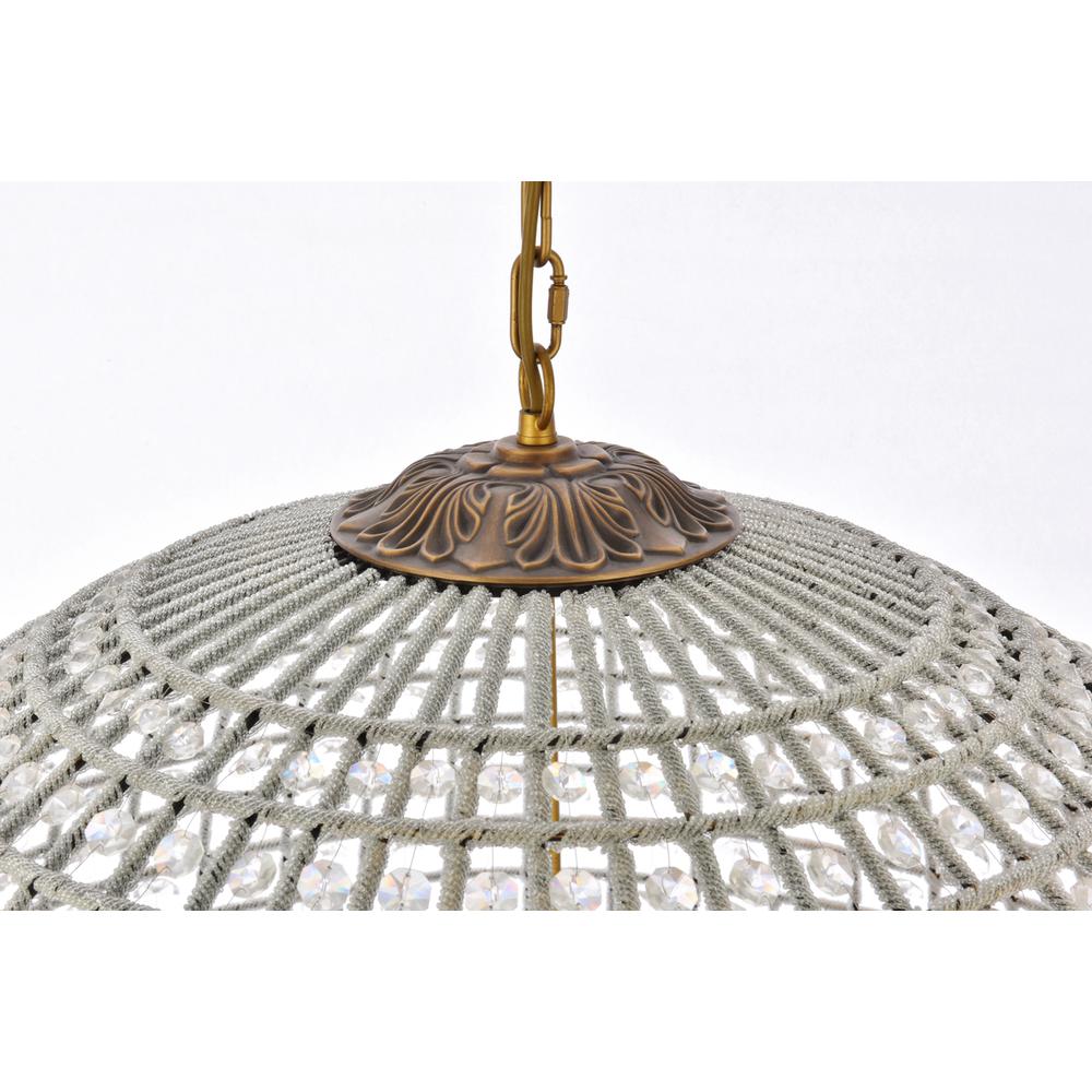 Olivia 8 light French Gold Chandelier Clear Royal Cut Crystal. Picture 4