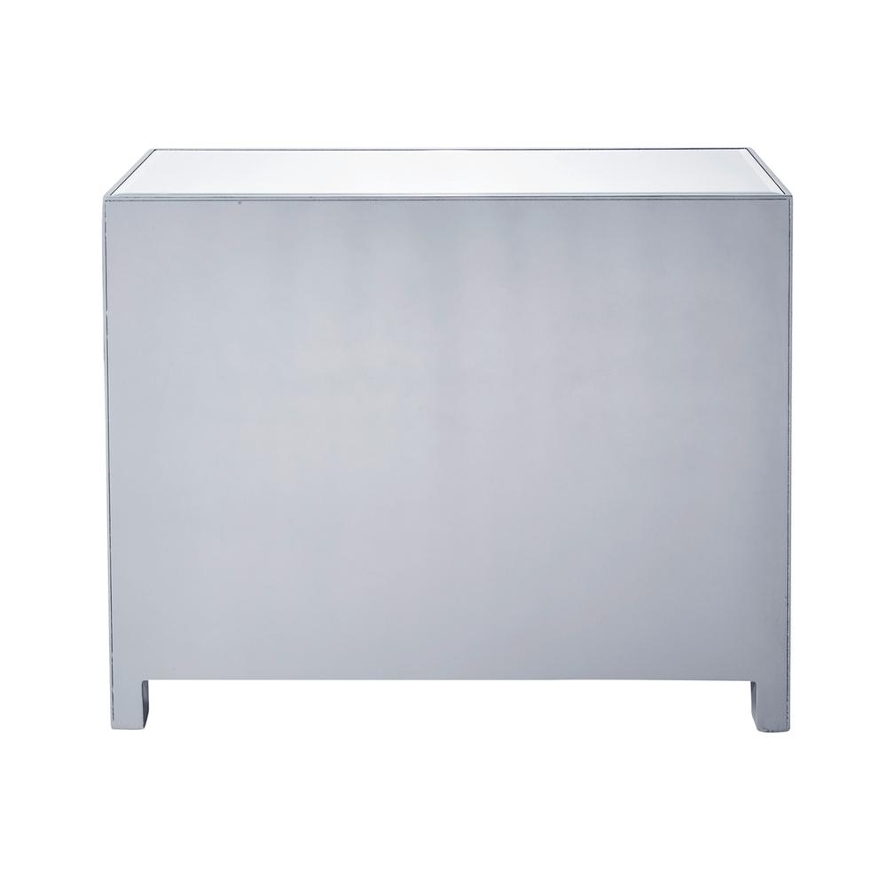 Chest 3 drawers 40in. W x 16in. D x 32in. H in antique silver paint. Picture 4