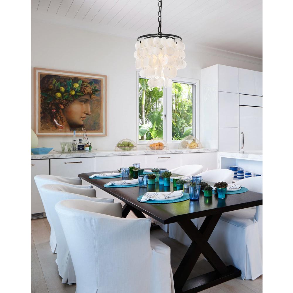 Selene 1 light Black Pendant. Picture 12