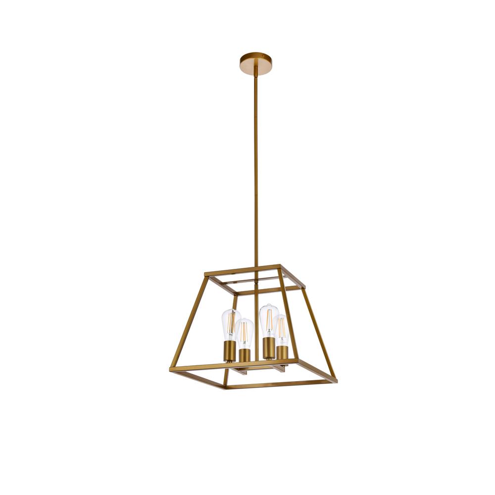 Declan 16 inch pendant in brass. Picture 6