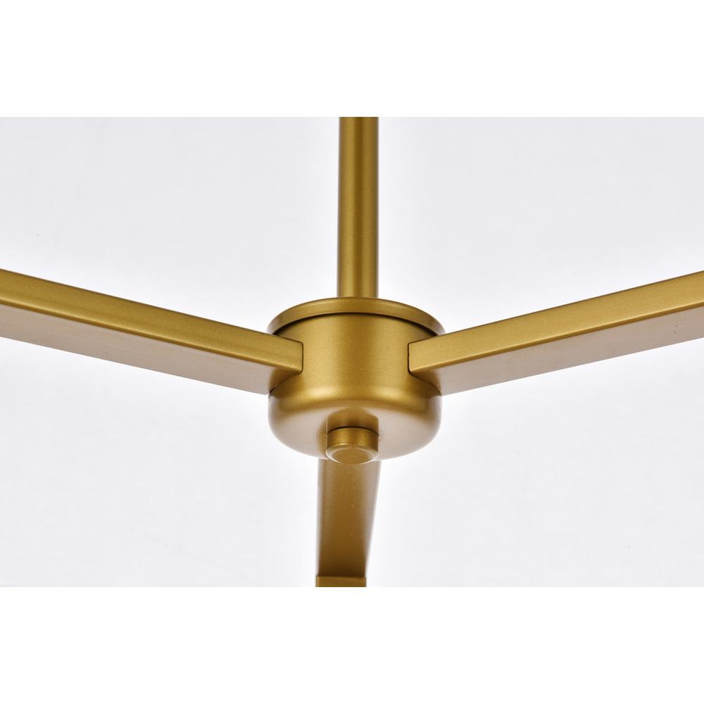 Vino 3 lights pendant in brass. Picture 5