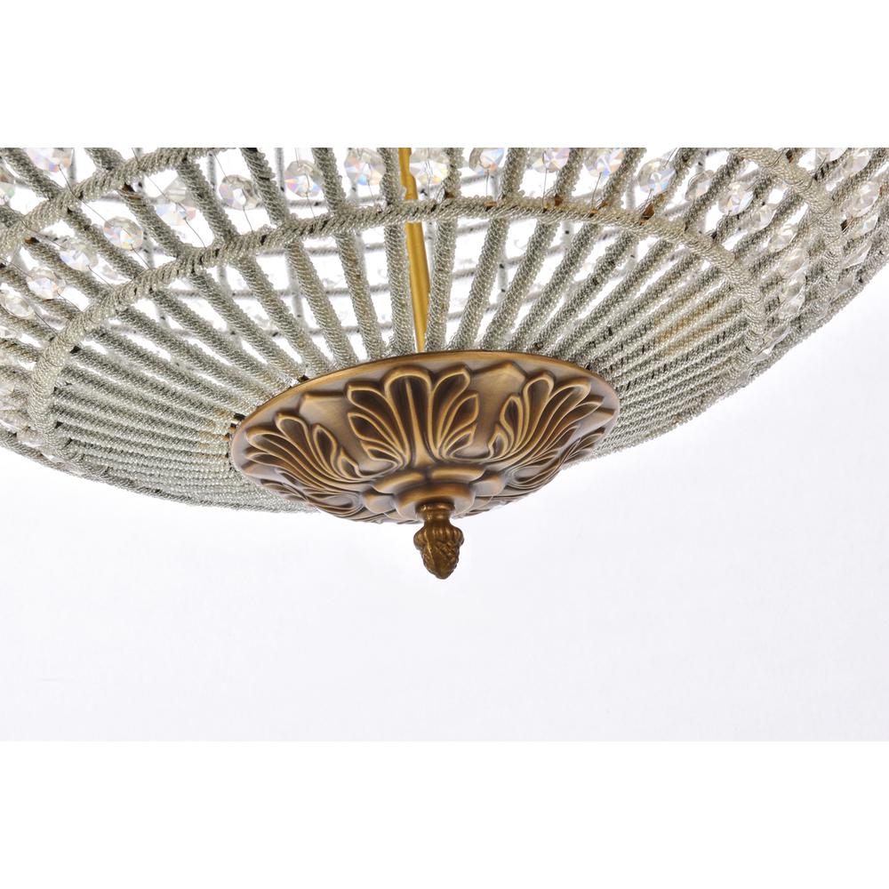 Olivia 8 light French Gold Chandelier Clear Royal Cut Crystal. Picture 3