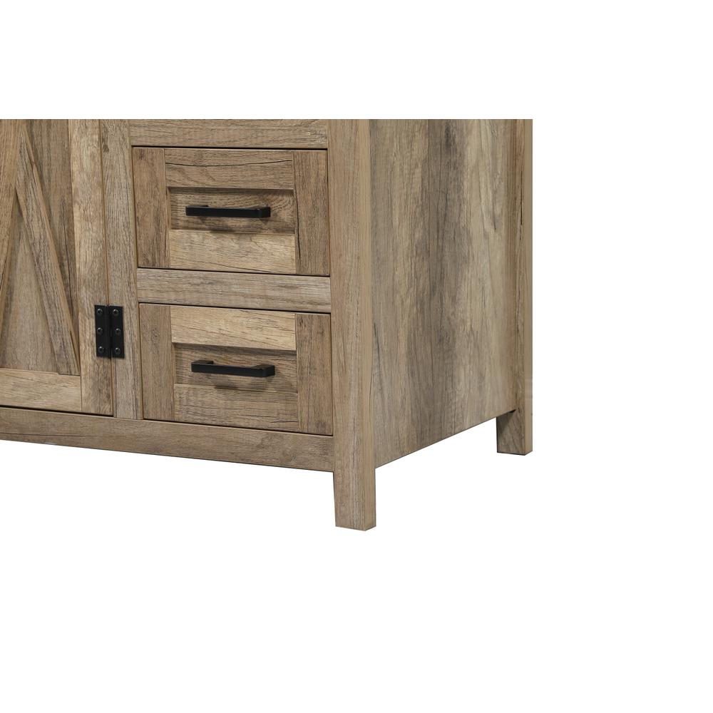 36 inch Single bathroom vanity in natural oak with backsplash. Picture 13