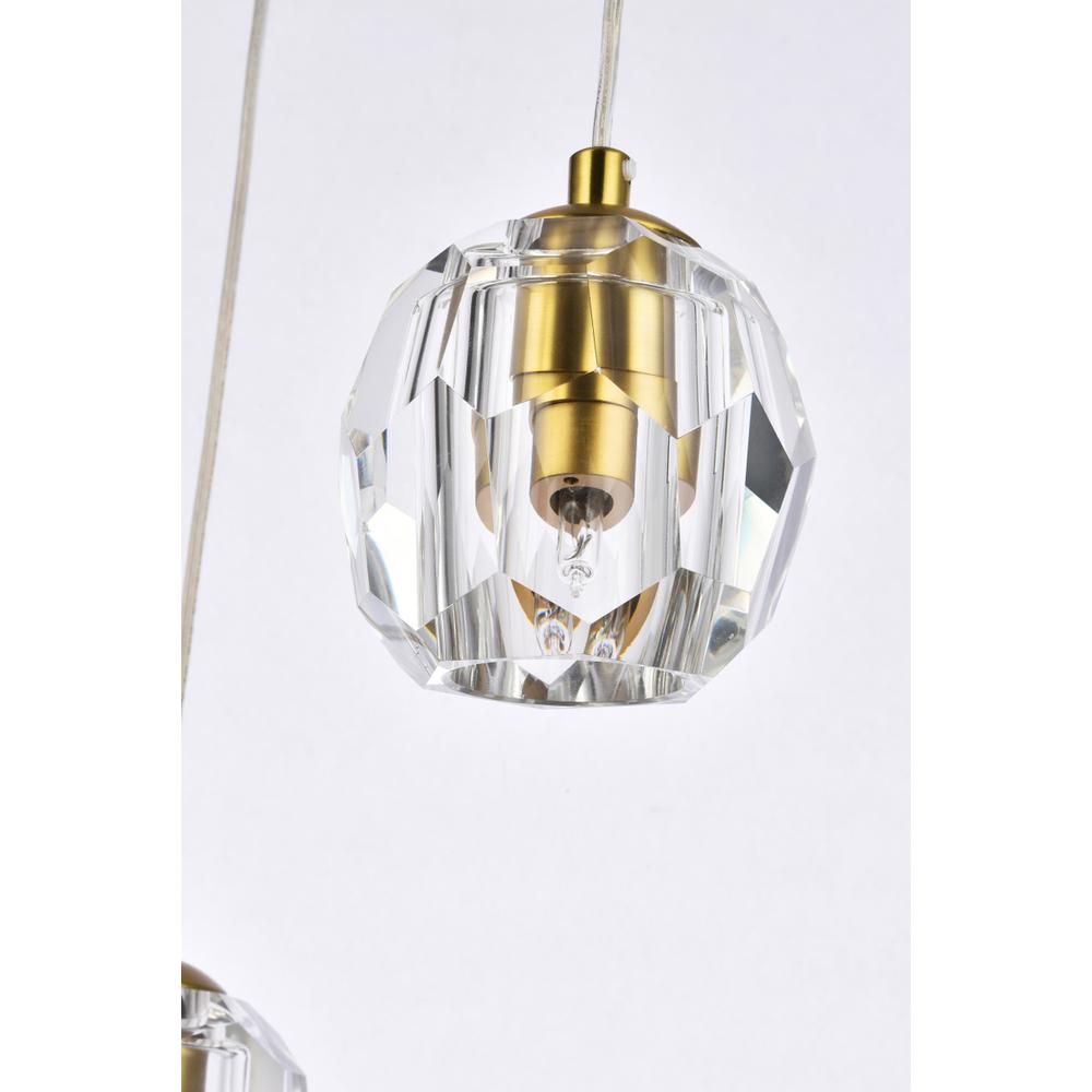 Eren 3 lights Gold pendant. Picture 4