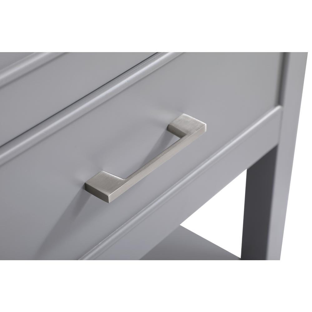 42 inch Single bathroom vanity in gray with backsplash. Picture 12