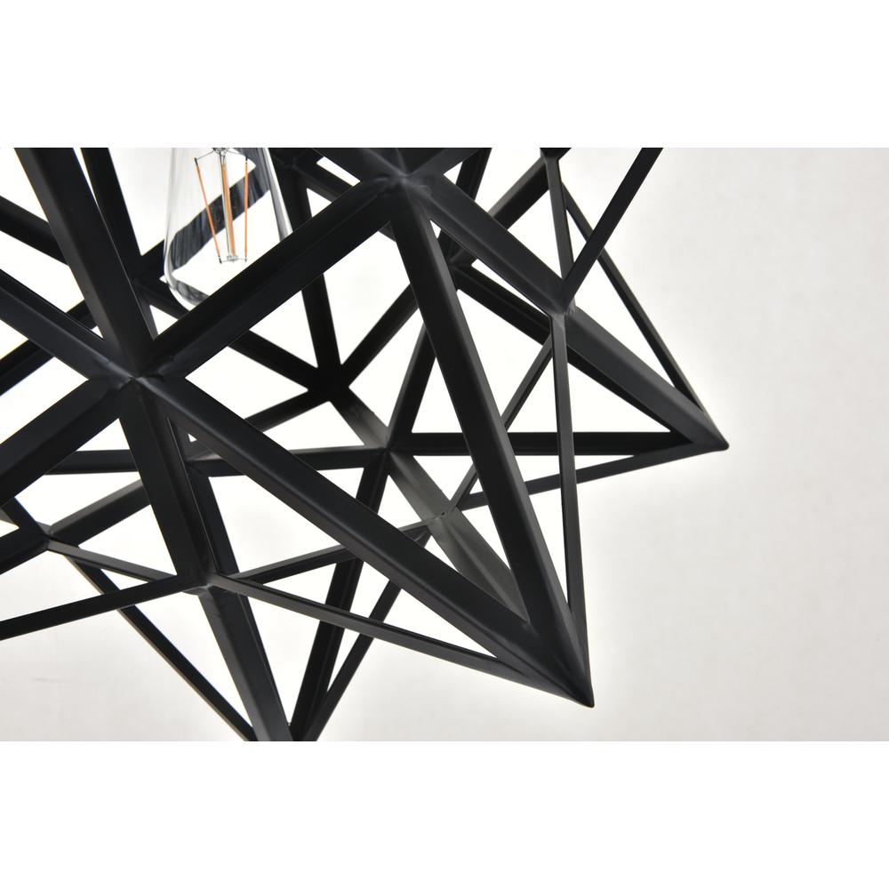 Nocturne 1 light black Pendant. Picture 10