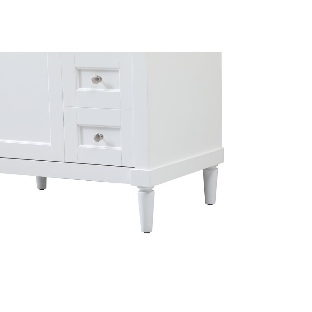 32 inch Single bathroom vanity in white with backsplash. Picture 13