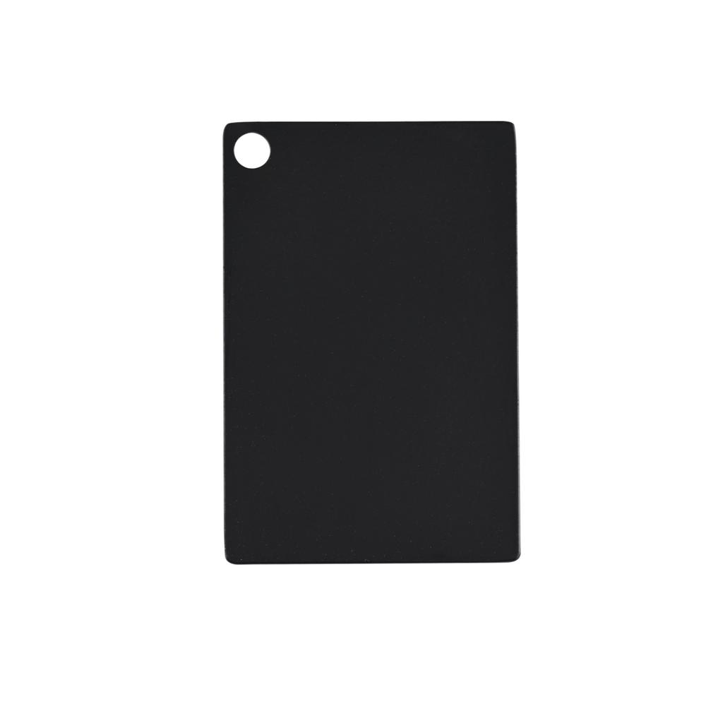 Metal Finish sample in black. Picture 1