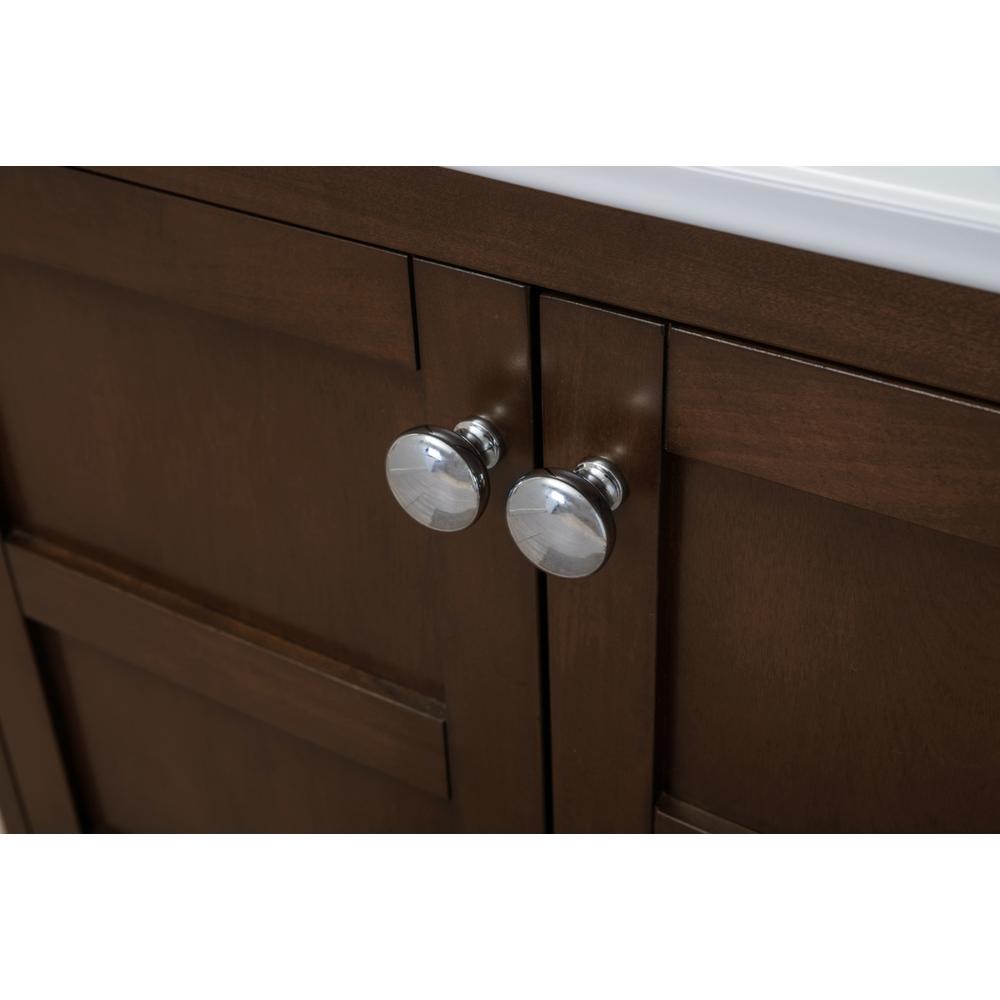 2 Doors Cabinet 24 In. X 18 In. X 34 In. In Antique Coffee. Picture 6