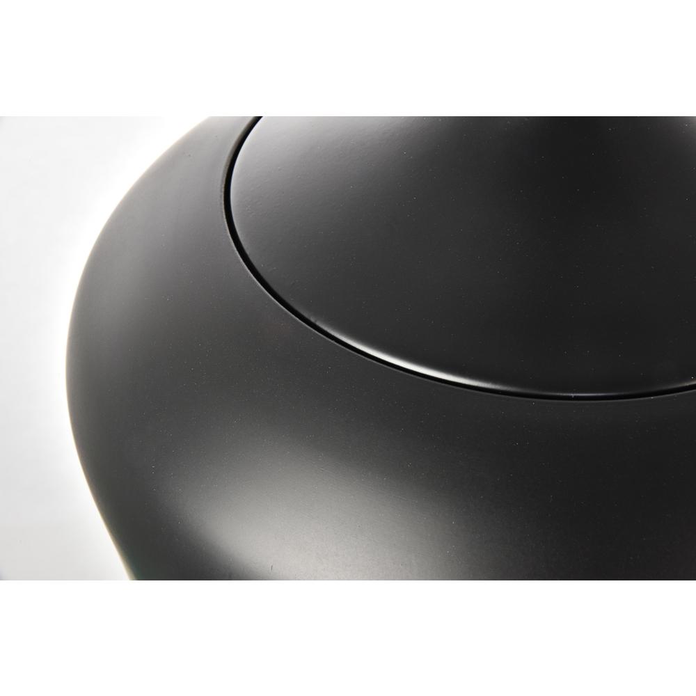 Nora 1 Light Black plug-in pendant. Picture 4