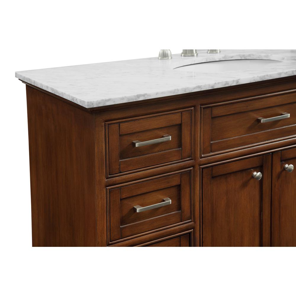48 In. Single Bathroom Vanity Set In Teak. Picture 5