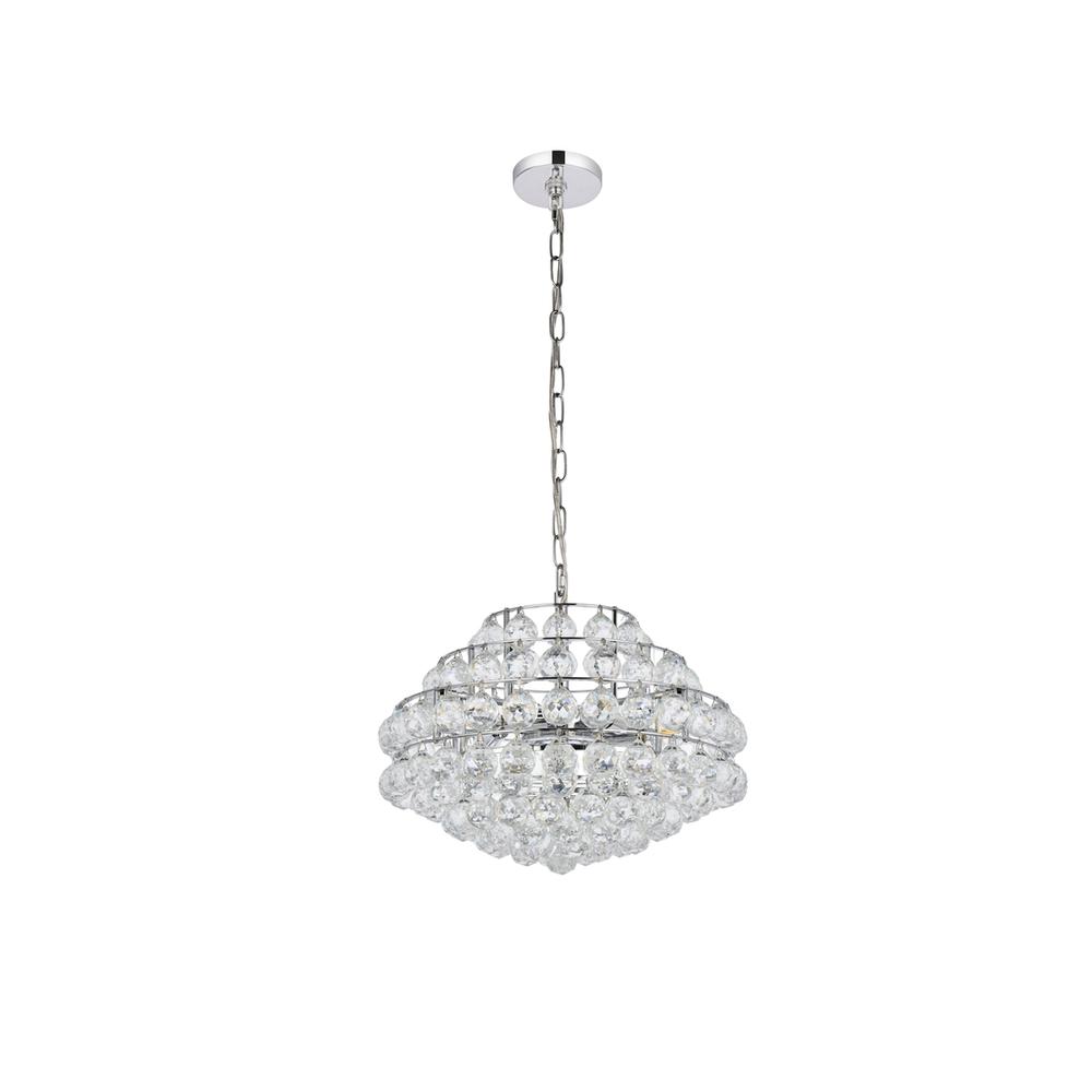 Savannah 18 inch pendant in chrome. Picture 6