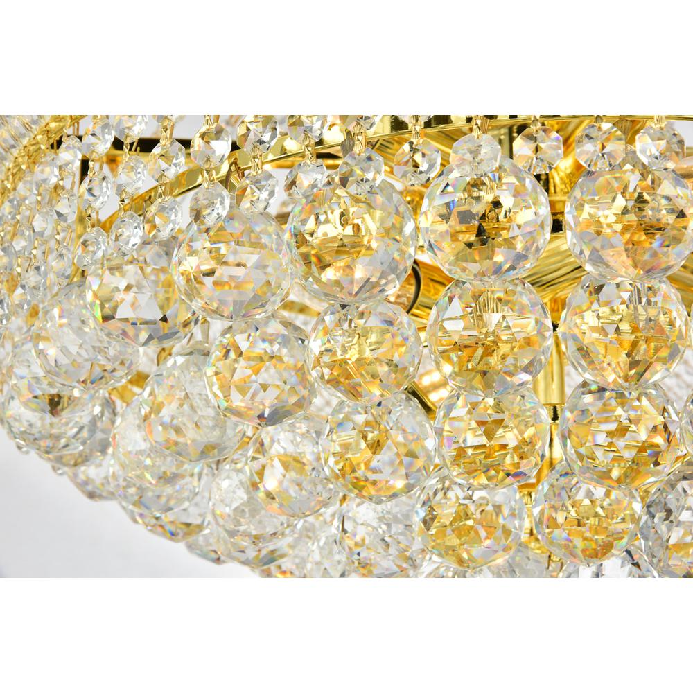 Primo 14 light Gold Chandelier Clear Royal Cut Crystal. Picture 2