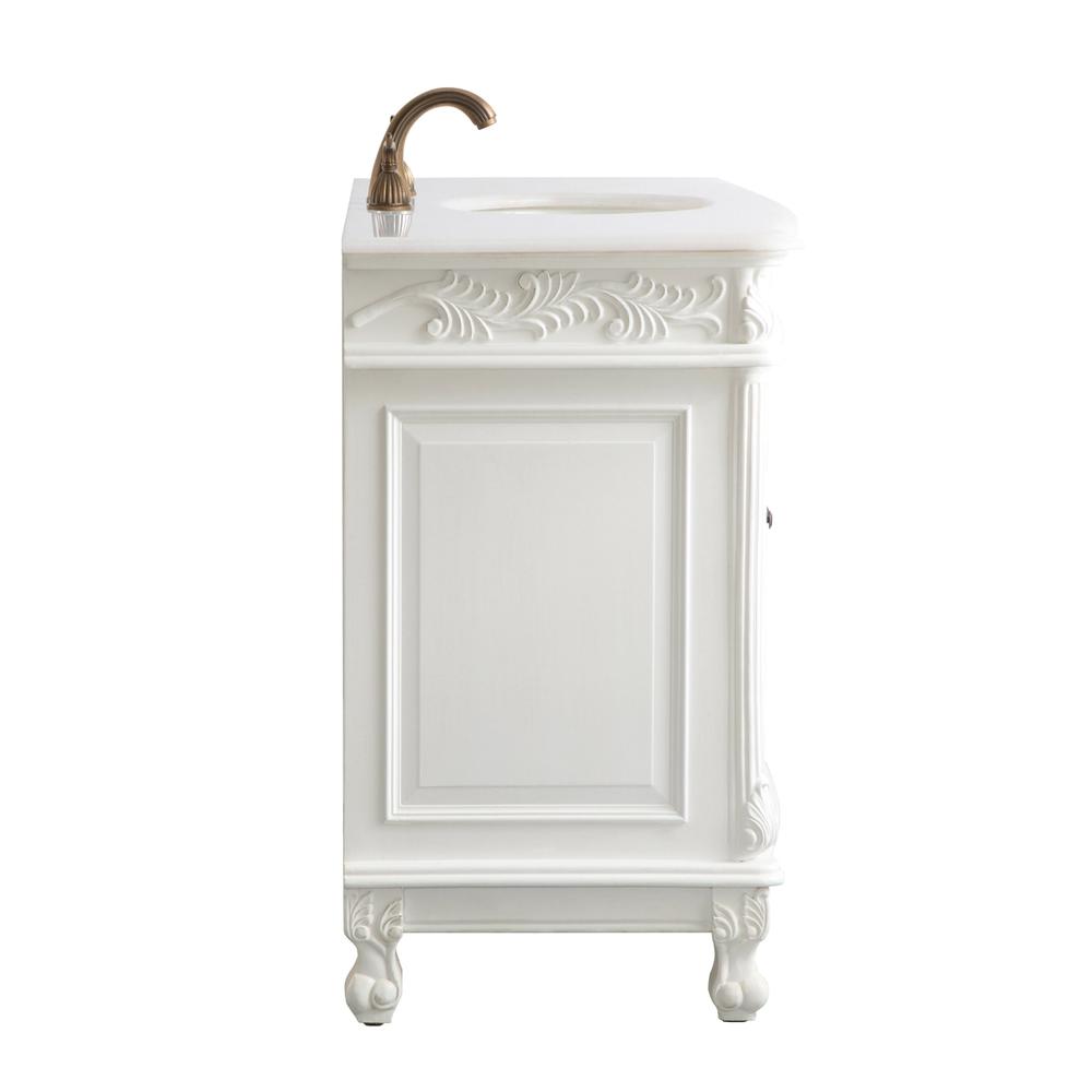 48 inch Single Bathroom vanity in Antique White. Picture 11