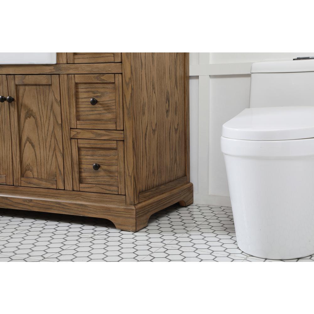 48 inch Single bathroom vanity in driftwood. Picture 6
