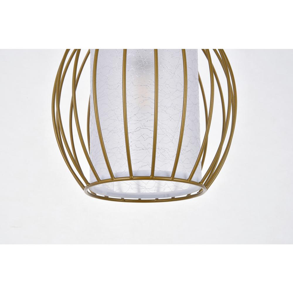 Miya 1 Light Brass Pendant. Picture 4