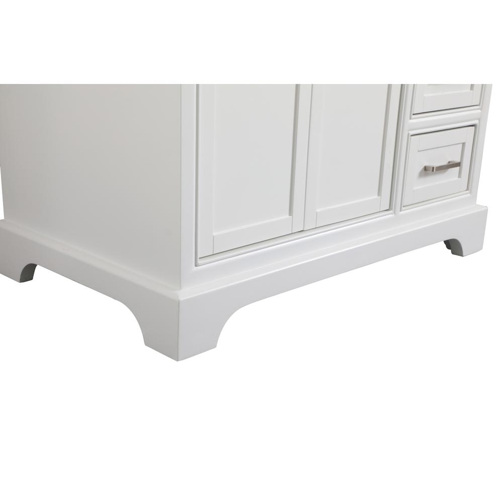 36 In. Single Bathroom Vanity Set In White. Picture 10