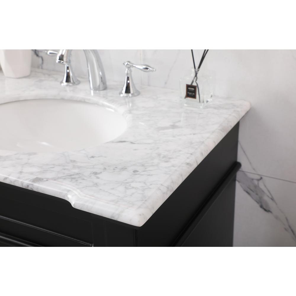72 inch double bathroom vanity set in black. Picture 5