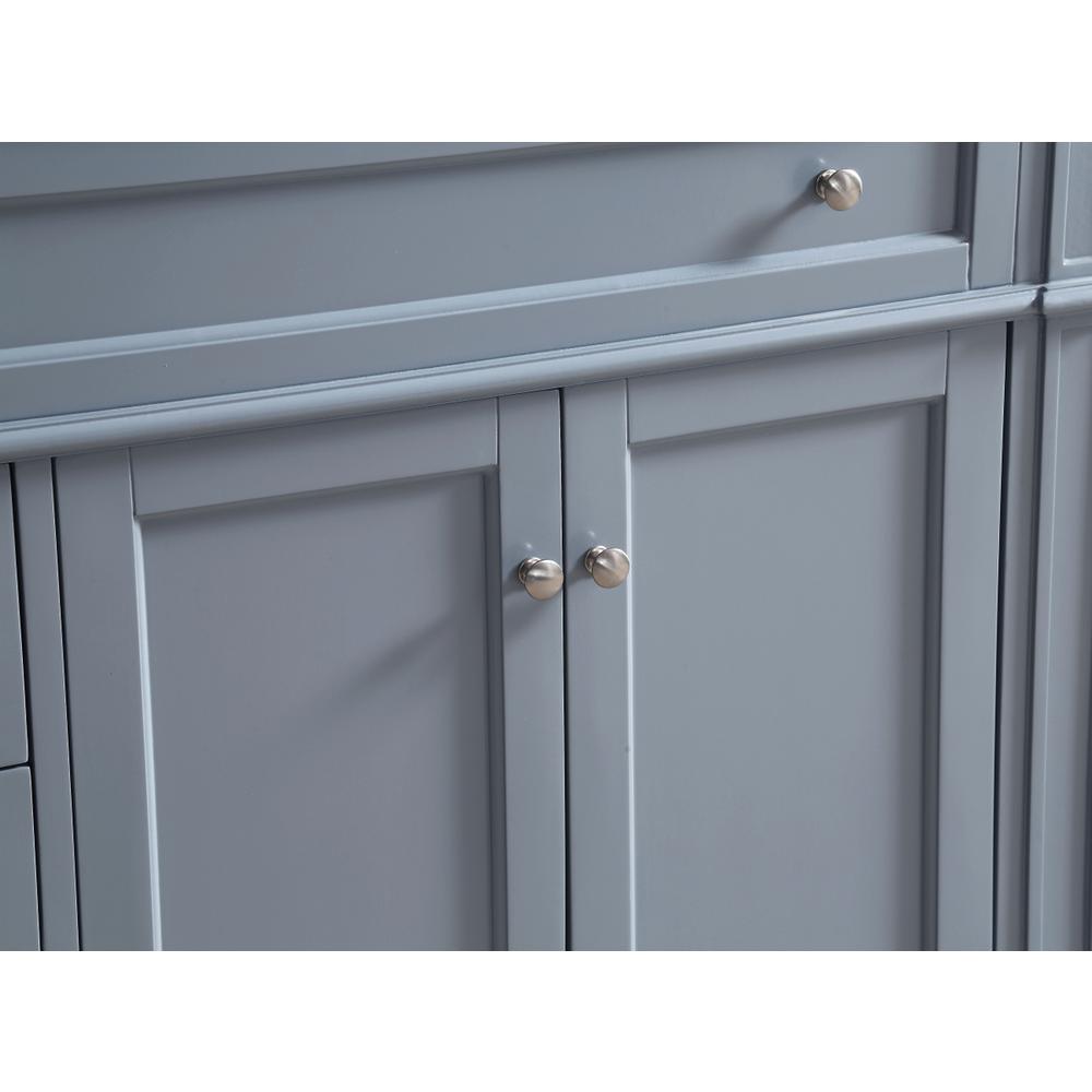40 In. Single Bathroom Vanity Set In Grey. Picture 4