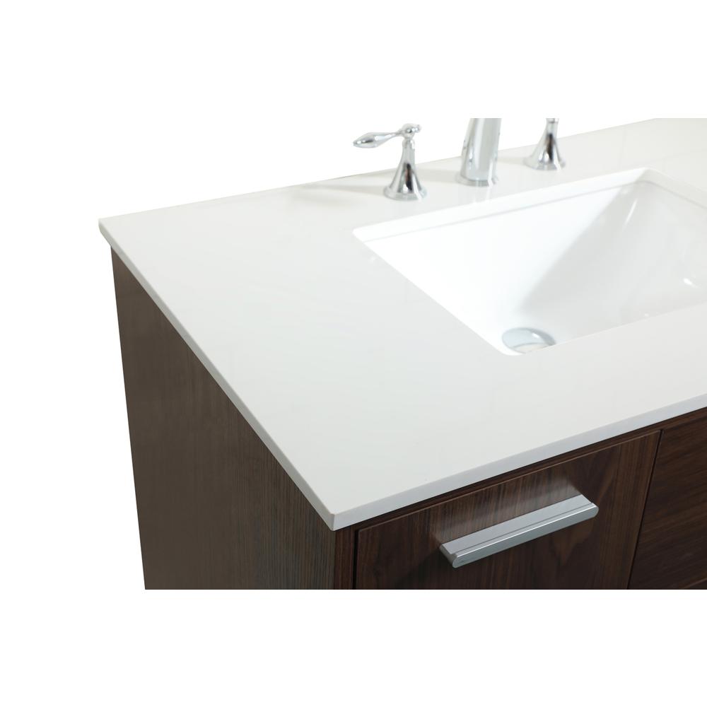 36 inch bathroom vanity in Walnut. Picture 11