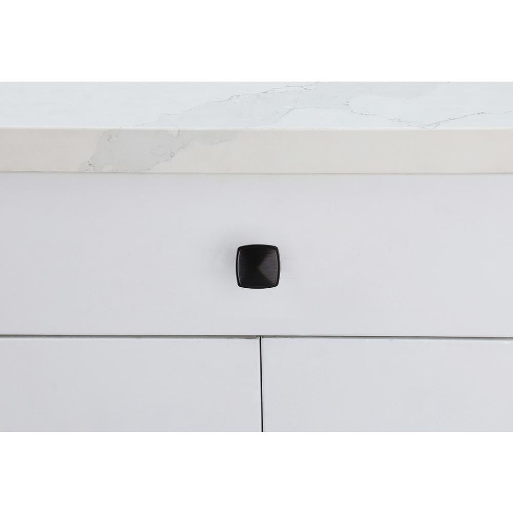 Marcel 1.2" Matte Black Square Knob Multipack (Set of 10). Picture 6