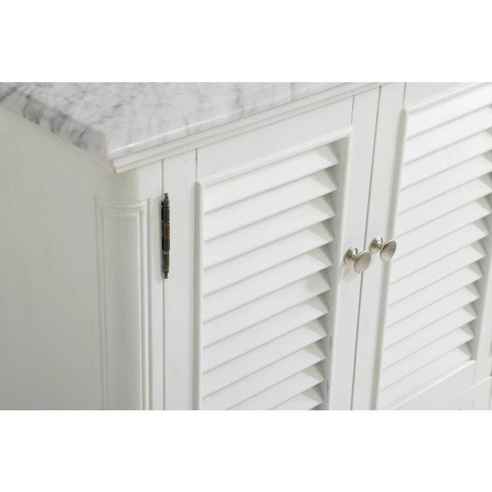 30 inch Single Bathroom Vanity in Antique White. Picture 11