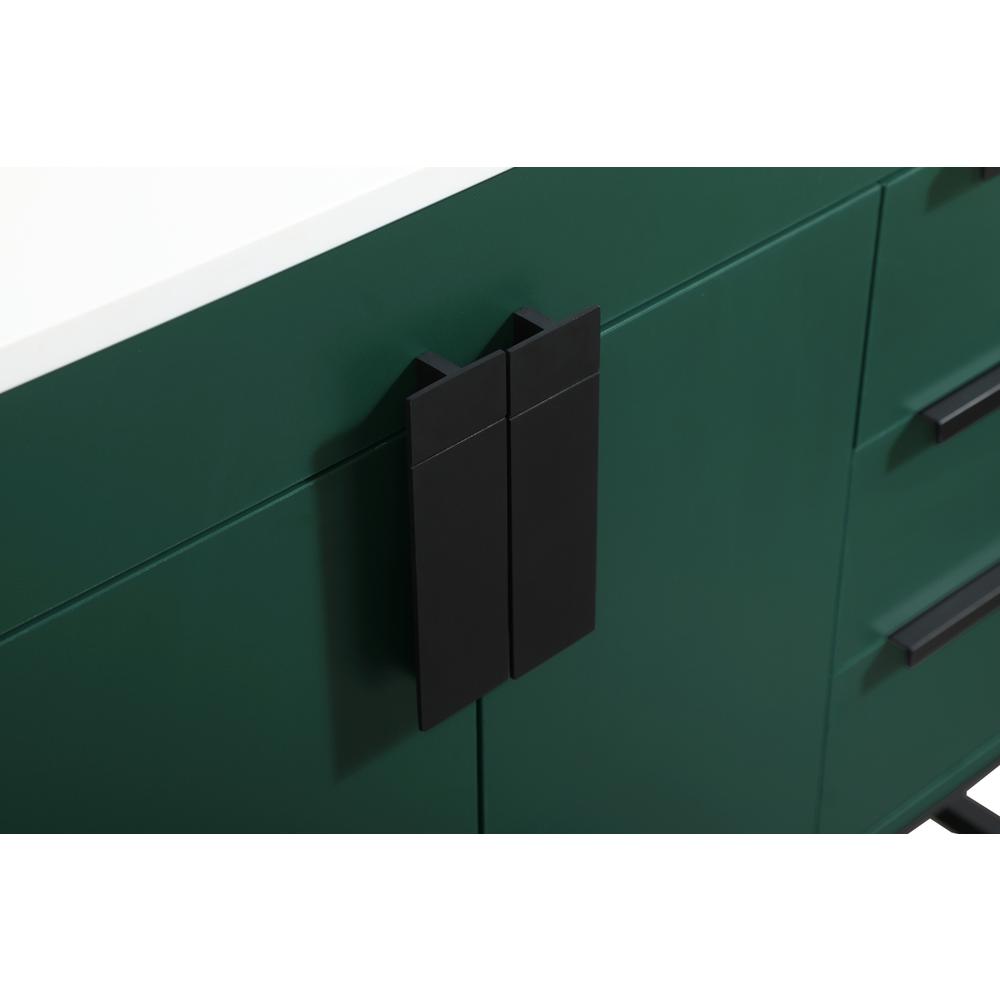 32 inch Single bathroom vanity in green. Picture 12