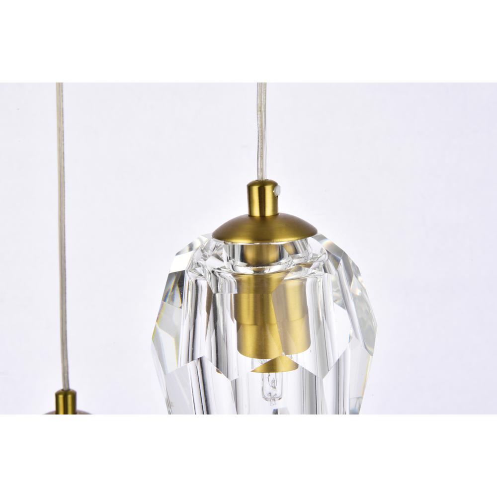 Eren 3 lights Gold pendant. Picture 5