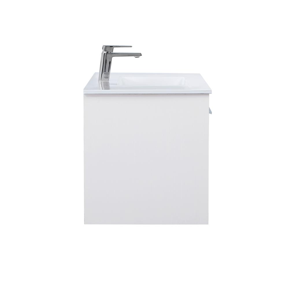 40 inch  Single Bathroom Floating Vanity in White. Picture 11