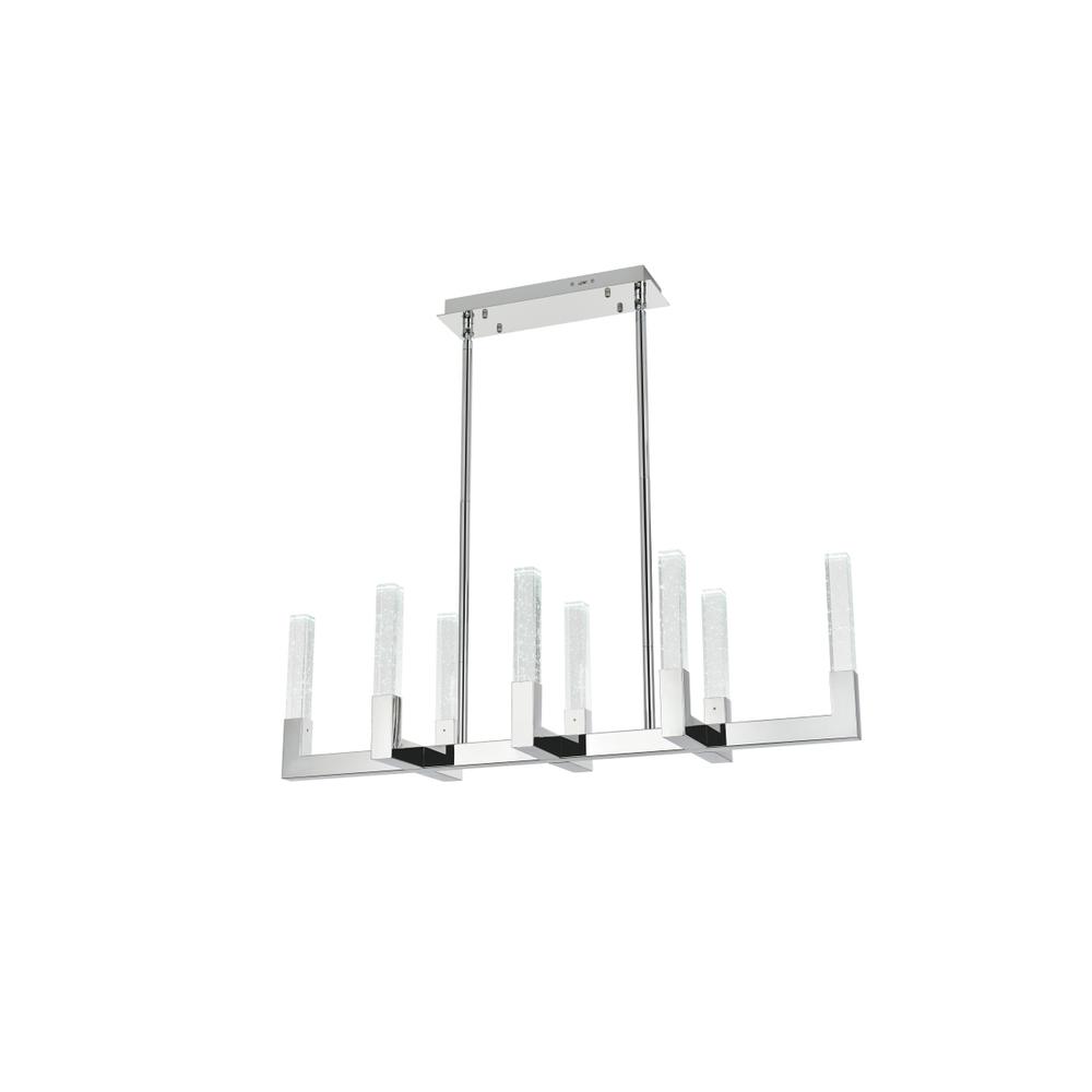 Noemi 42 inch Adjustable LED Pendant in Chrome. Picture 5