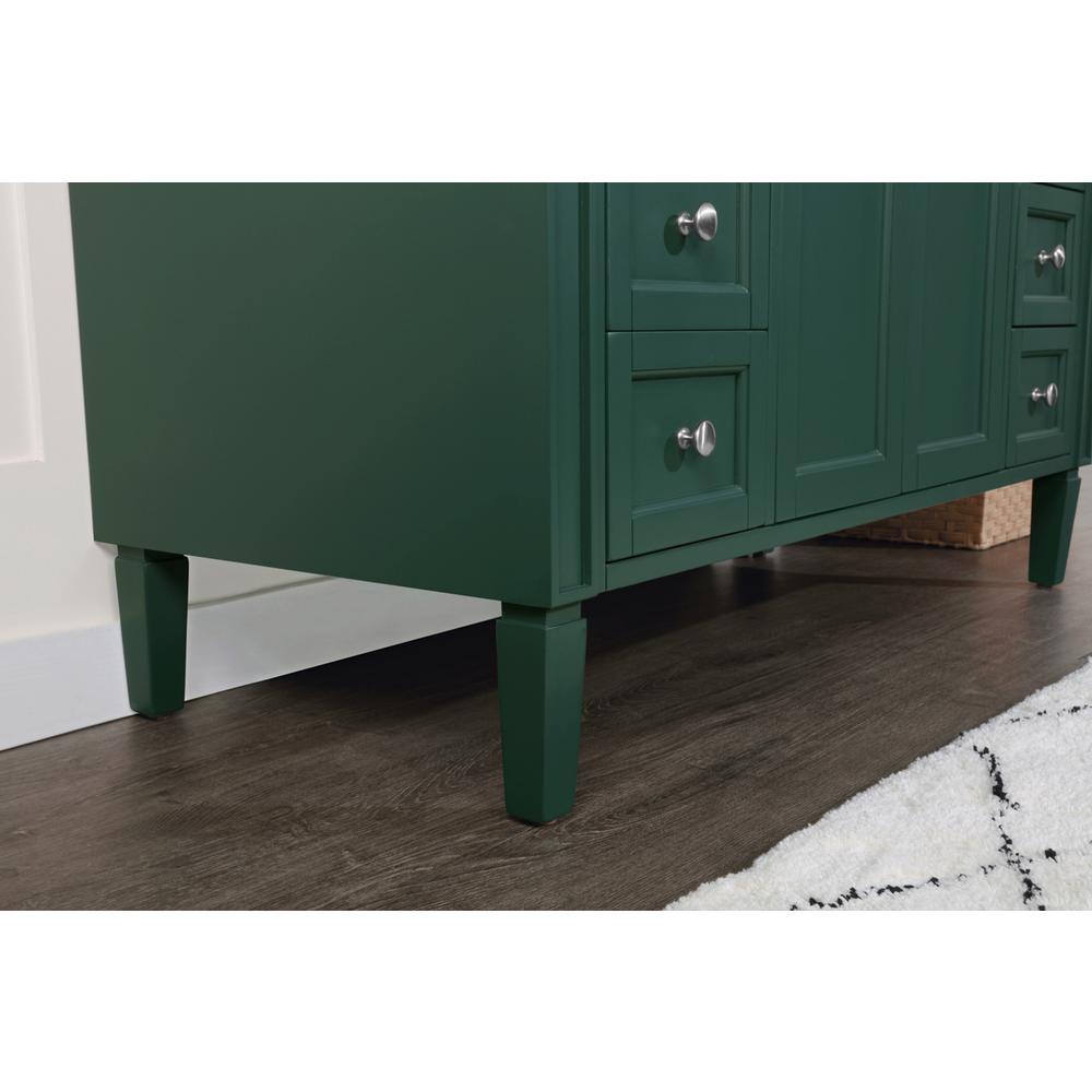 48 inch Single bathroom vanity in green. Picture 6